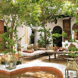 8 daagse vliegvakantie naar Riad Karmela in marrakech